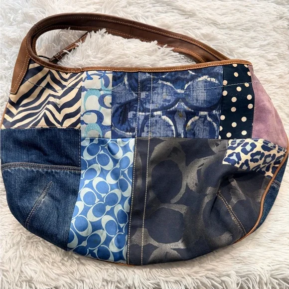 Coach Multicolor Patchwork Hobo Bag - Picture 2 of 5